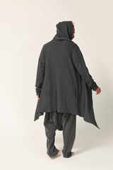 Unisex Cotton Grey Hoodie