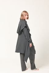 Long Hooded Cardigan for Women