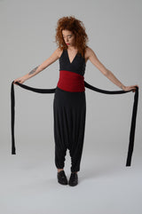 Red Obi belt, Red women's belt, Boho Extra long belt, Women's Belt, Wrap Belt, Waist Tie Belt, Wide belt, High waist belt, Bohemian sash