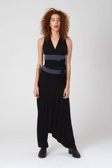 Black Obi Belt, Grey Wrap Waist Tie Belt, Grey women's Obi belt, Boho belt, Women's Belt, Wide High Waist belt, Bohemian sash, Obi belt