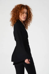 Black Kimono Top, Woman's Kimono Cardigan, Wrap Tunic Top, Long Bell Sleeves Top, Japanese Kimono, Boho Kimono, Urbanic Bohemian Woman's Top