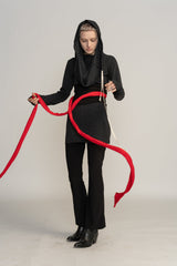 Black Obi belt, Red women's belt, Boho Extra long belt, Women's Belt, Wrap Belt, Waist Tie Belt, Wide belt, High waist belt, Bohemian sash