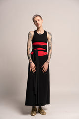 Red Obi belt, Grey women's belt, High waist belt, Bohemian sash, Extra long Wide belt, Women's Belt, Wrap Belt, Waist Tie Belt, Wide belt