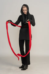 Black Obi belt, Red women's belt, Boho Extra long belt, Women's Belt, Wrap Belt, Waist Tie Belt, Wide belt, High waist belt, Bohemian sash