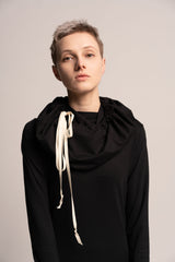 Black Urban Top, Black tops, Urban Clothing, Women's Hoodie top, Loose Black Shirt, Long Sleeve Top, Tops For Women, Hoodie top, Black Tops