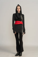 Gray Urban Top, Grey tunic, Urban Clothing, Women's Hoodie top, Loose Gray tunic, Long Sleeve Top, Tops For Women, Hoodie top, Gray Tops