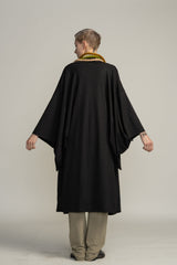 Haori Jacket, Kimono jacket Haori for women, Unisex Japanese Haori, Black Urban Clothing, Black Haori Jacket, Women's Bohemian Haori