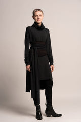 Black Obi belt, High Waist Belt, Wrap Belt, Black Women's Belt, Boho Extra Long Belt, Wide Belt, Women's Belt, Waist Tie Belt, Bohemian Sash