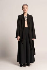 Japanese Kimono, Boho Kimono, Black Kimono Cardigan, Woman's Kimono Top, Wrap Top, Black Urban Clothing, Long Sleeve Lycra kimono