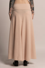 Wide leg pants, Flare Pants, Cream Pants, Skirt pants, Boho flare Pants, Bell Bottoms, Women's Cream Flare Trousers, Fall Fashion