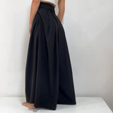 Flare Black Hakama style Pants, Skirt pants, Boho flare Pants, Wide leg pants, Women's Black Flare Trousers, Black wide leg pants