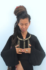 Black Kimono Top, Woman's Kimono Cardigan, Wrap Tunic Top, Long Bell Sleeves Top, Japanese Kimono, Boho Kimono, Urbanic Bohemian Woman's Top